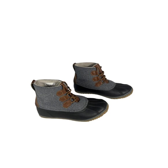 JBU By Jambu Nala Gray Brown Water Resistant Duck Boots Womens 10M Winter Rain - Picture 11 of 16